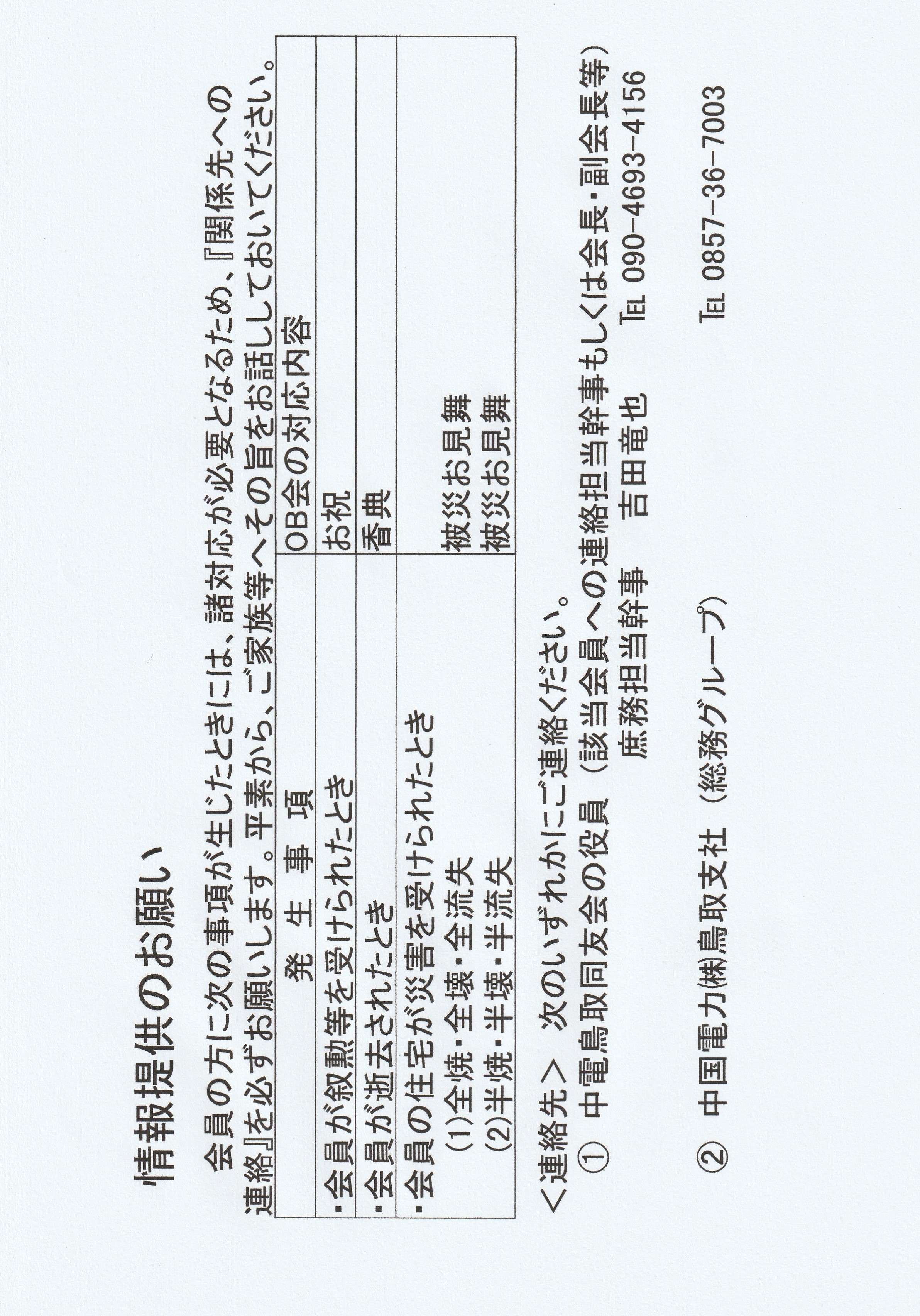 お願い画像